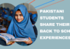 Pakistani Students Share Their Back to School Experiences