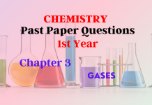 Chapter 3 - GASES- Chemistry 1st Year
