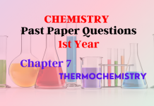 Chapter 7 - THERMOCHEMISTRY - Chemistry 1st Year